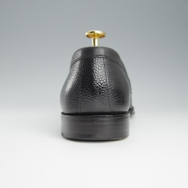 美品★(英)チーニー 8F【コンビ仕様★HARRINGTON/ハリントン】14634ラスト/スエード×グレインレザー/コインローファー/黒/CHEANEY★h685