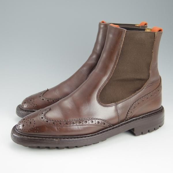 極上★トリッカーズ SIZE 8【現行定価￥88,000-★AVON HOUSE別注/エーボンハウス】HENRY/M2754/サイドゴアブーツ/濃茶/Tricker's★h686