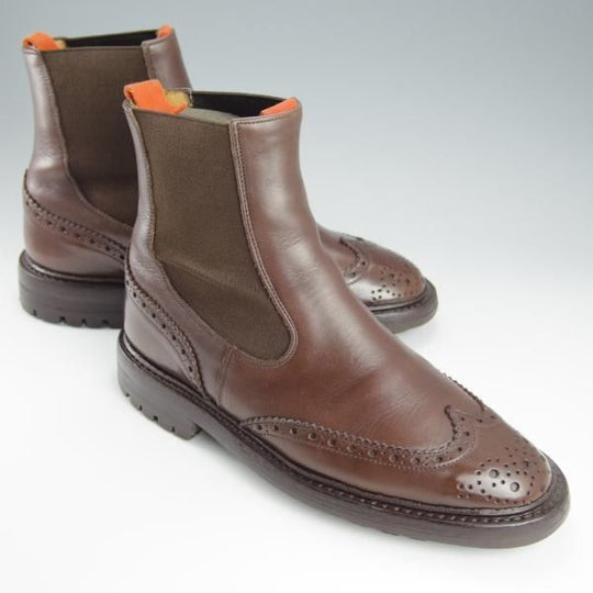 極上★トリッカーズ SIZE 8【現行定価￥88,000-★AVON HOUSE別注/エーボンハウス】HENRY/M2754/サイドゴアブーツ/濃茶/Tricker's★h686