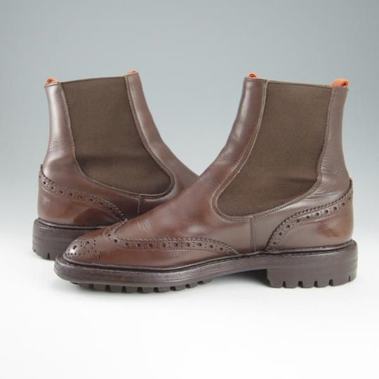 極上★トリッカーズ SIZE 8【現行定価￥88,000-★AVON HOUSE別注/エーボンハウス】HENRY/M2754/サイドゴアブーツ/濃茶/Tricker's★h686