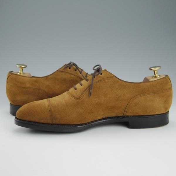 旧エドワードグリーン　Paul Smith別注品 スエード　ウイングチップ EDWARD GREEN】エドワードグリーン DOVER 旧工場 筆記体ロゴ U