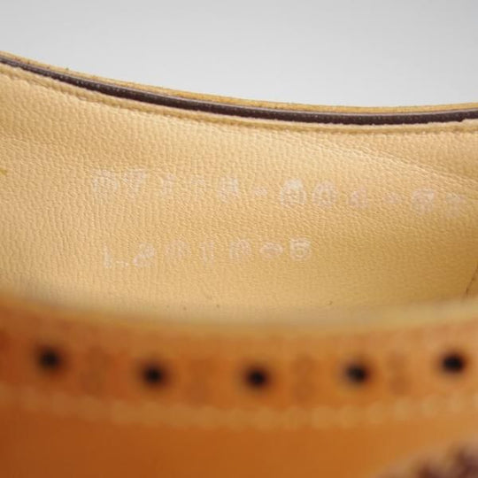 極美品★三陽山長(レディース) SIZE 5【定価￥73,440-★鷲六郎 L/フルブローグ】カーフ×グレインレザー/SHUROKURO/Sanyo Yamacho★h690