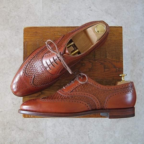 [専用] CROCKETT&JONES 未使用 革靴 クロケット&ジョーンズ 7.5E【貴重☆GERRARD 4/フルブローグ】 | 高級