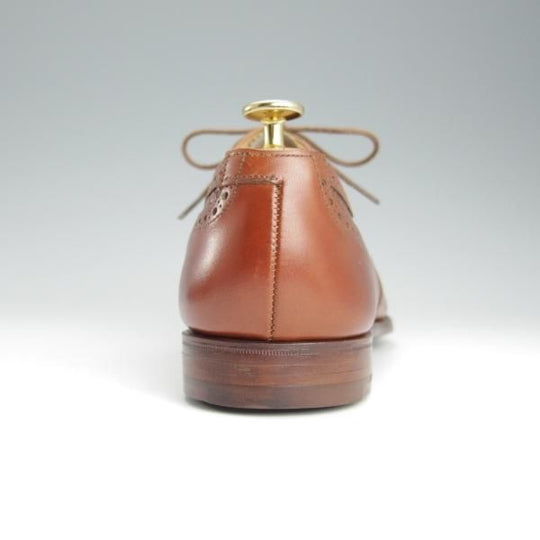 未使用★クロケット&ジョーンズ 7.5E【貴重★トレーディングポスト別注/GERRARD 4】フルブローグ/341ラスト/茶/Crockett&Jones★h691