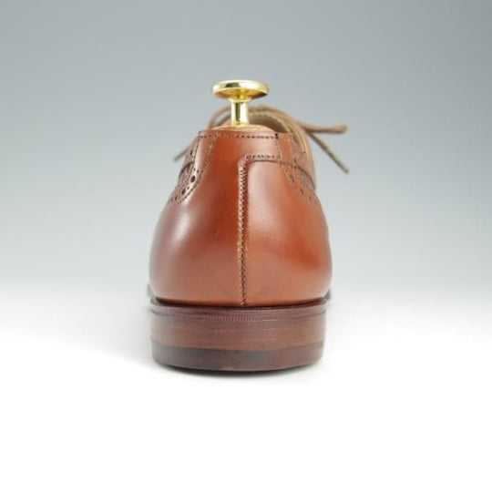 未使用★クロケット&ジョーンズ 7.5E【貴重★トレーディングポスト別注/GERRARD 4】フルブローグ/341ラスト/茶/Crockett&Jones★h691