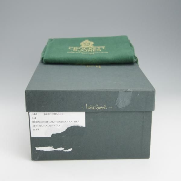 未使用★クロケット&ジョーンズ 7.5E【貴重★トレーディングポスト別注/GERRARD 4】フルブローグ/341ラスト/茶/Crockett&Jones★h691