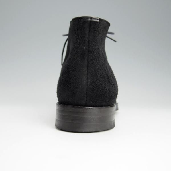 美品★Oriental/オリエンタル SIZE 8【定価￥55,000-★クーズー革/(英)C.F.ステッド社製】PATRICK/チャッカブーツ/黒★h692