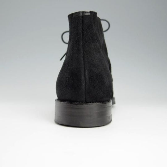 美品★Oriental/オリエンタル SIZE 8【定価￥55,000-★クーズー革/(英)C.F.ステッド社製】PATRICK/チャッカブーツ/黒★h692