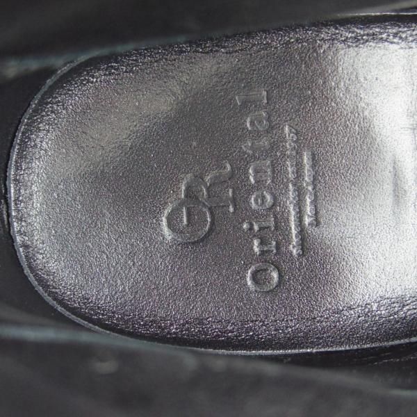美品★Oriental/オリエンタル SIZE 8【定価￥55,000-★クーズー革/(英)C.F.ステッド社製】PATRICK/チャッカブーツ/黒★h692