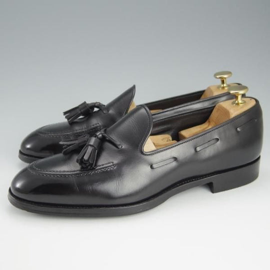 ★Oriental/オリエンタル SIZE 7【現行定価￥52,800-★PHILIP/フィリップ】タッセルローファー/カーフ/黒/メンズ★h693