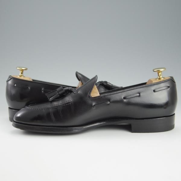 ★Oriental/オリエンタル SIZE 7【現行定価￥52,800-★PHILIP/フィリップ】タッセルローファー/カーフ/黒/メンズ★h693