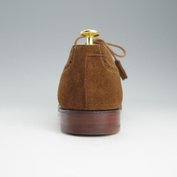 未使用★クロケット&ジョーンズ 7.5E【モデル定価￥74,800-★GHILLIE/200ラスト】ギリーシューズ/スエード/茶/Crockett&Jones★h694