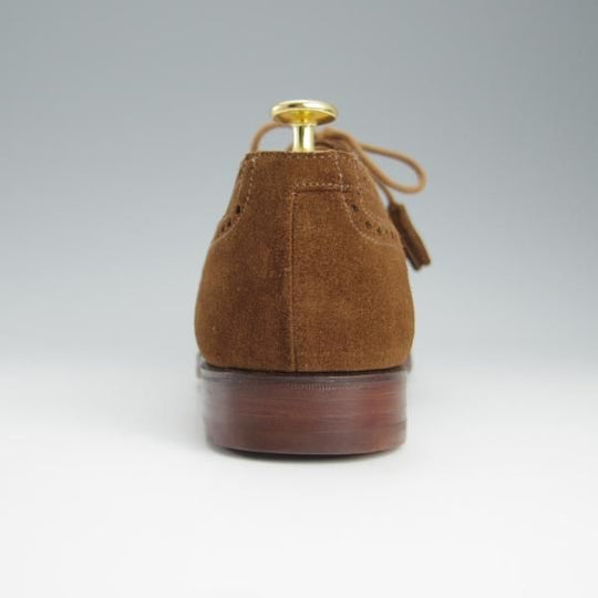 未使用★クロケット&ジョーンズ 7.5E【モデル定価￥74,800-★GHILLIE/200ラスト】ギリーシューズ/スエード/茶/Crockett&Jones★h694