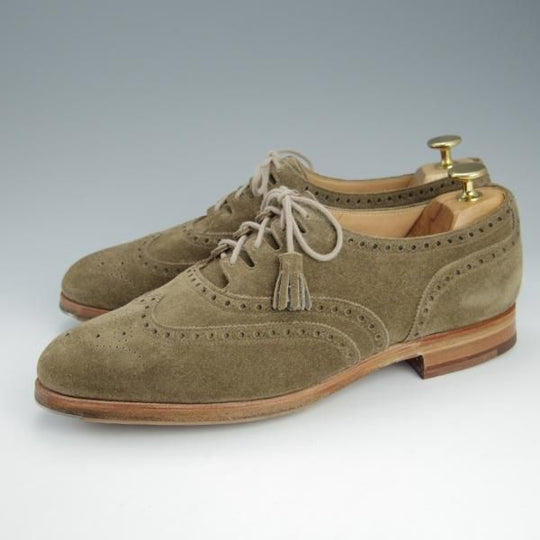 未使用★クロケット&ジョーンズ 7.5E【定価￥74,800-★GHILLIE/ビームスF別注】ギリーシューズ/スエード/BEAMS F/Crockett&Jones★h695