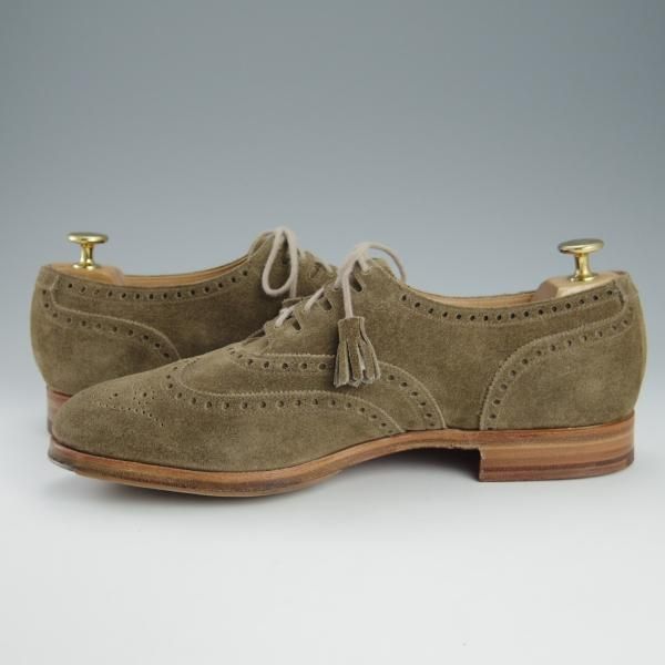 未使用★クロケット&ジョーンズ 7.5E【定価￥74,800-★GHILLIE/ビームスF別注】ギリーシューズ/スエード/BEAMS F/Crockett&Jones★h695