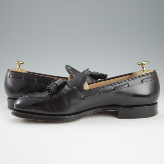極上★クロケット&ジョーンズ 7E【定価￥86,900-★CAVENDISH 3/キャベンディッシュ3】タッセルローファー/黒/Crockett&Jones★h696