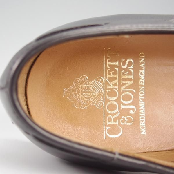 極上★クロケット&ジョーンズ 7E【定価￥86,900-★CAVENDISH 3/キャベンディッシュ3】タッセルローファー/黒/Crockett&Jones★h696