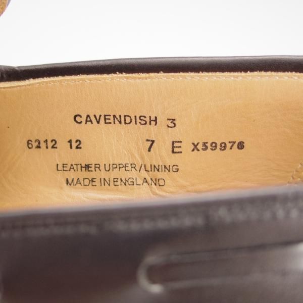 極上★クロケット&ジョーンズ 7E【定価￥86,900-★CAVENDISH 3/キャベンディッシュ3】タッセルローファー/黒/Crockett&Jones★h696