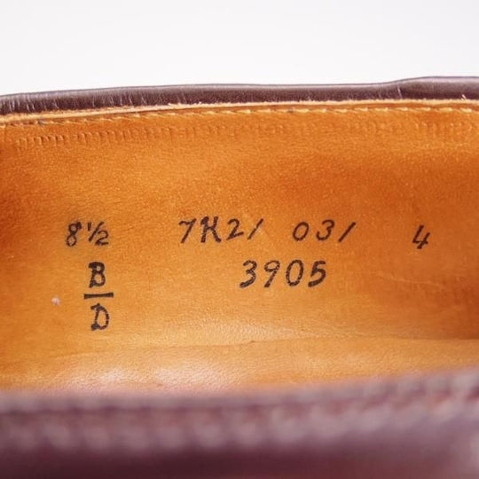 極美品★オールデン 8.5D【定価￥137,500-★コードバン仕様/ユナイテッドアローズ別注】3905/タッセルローファー/赤茶/Alden★h697