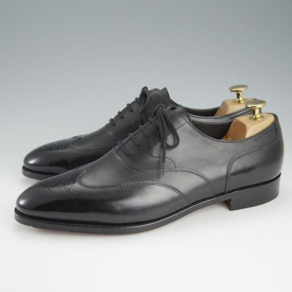 未使用★ジョンロブ 7E【モデル定価￥259,200-★HEATH/7000ラスト】オックスフォードシューズ/カーフ/黒/メンズ/JOHN LOBB★h706