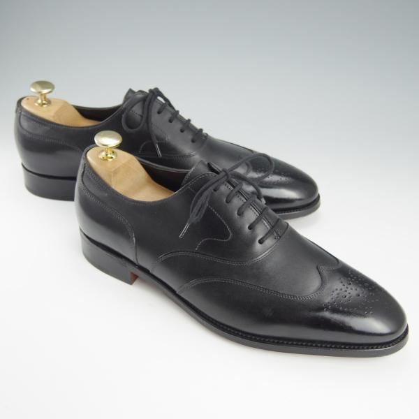 未使用★ジョンロブ 7E【モデル定価￥259,200-★HEATH/7000ラスト】オックスフォードシューズ/カーフ/黒/メンズ/JOHN LOBB★h706
