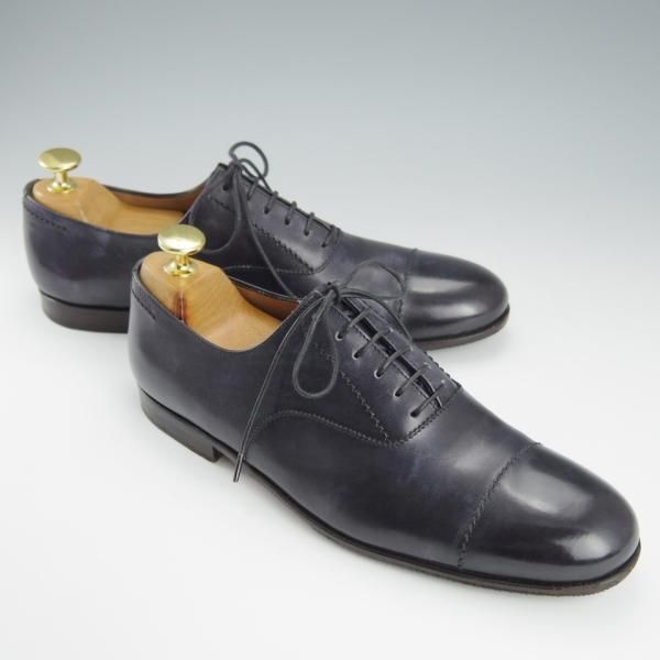 極美品★(伊製)マーガレットハウエル(レディース) SIZE 37【モデル定価￥81,000-★プレミアムライン】カーフ/灰黒系/MARGARET HOWELL★h708