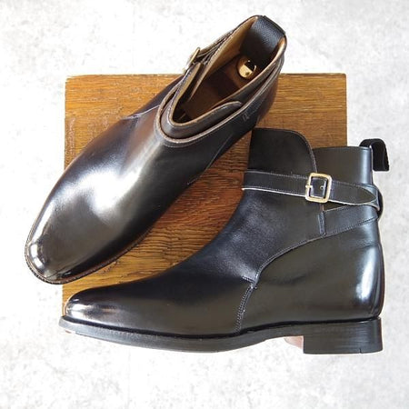 極上★トリッカーズ SIZE 7.5【★ジョッパーブーツ/Chepstow/6823】カーフ/黒/メンズ/Tricker's★h710