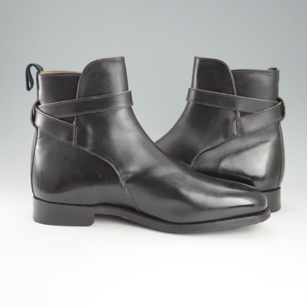 極上★トリッカーズ SIZE 7.5【★ジョッパーブーツ/Chepstow/6823】カーフ/黒/メンズ/Tricker's★h710