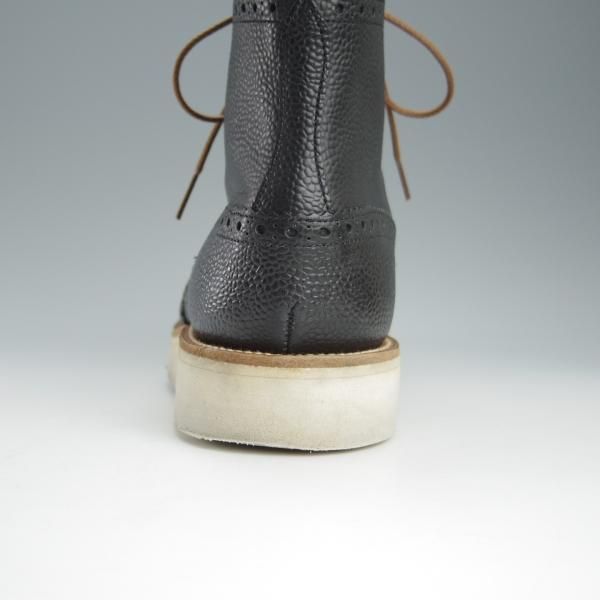 極上★トリッカーズ SIZE 8【現行定価￥96,800-★MALTON/モールトン】M2508/カントリーブーツ/コンビ/黒/メンズ/Tricker's★h711