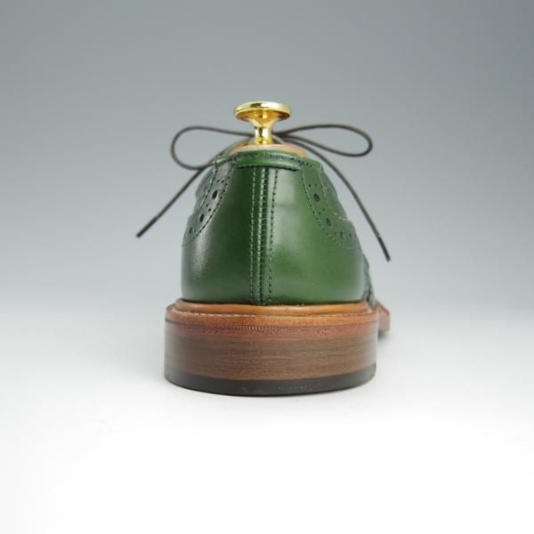未使用★トリッカーズ SIZE 6【現行定価￥90,200-★BOURTON/バートン】M5633/カントリーシューズ/カーフ/短靴/緑/Tricker's★h713