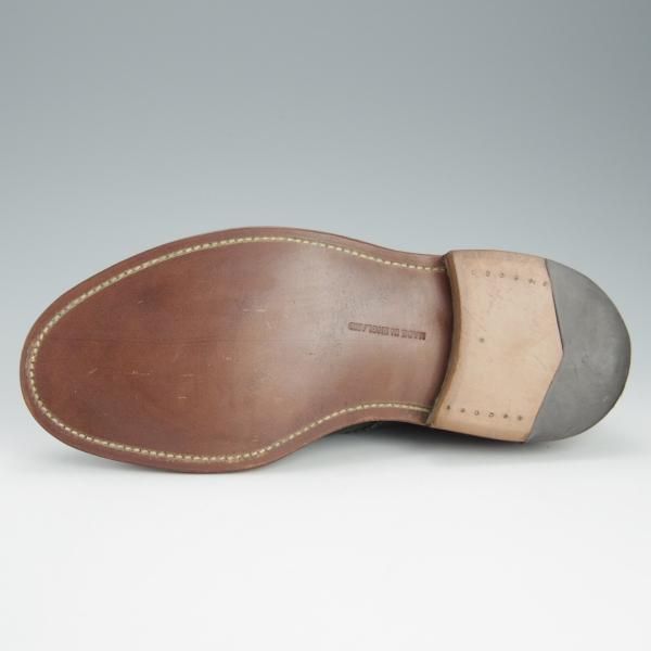 未使用★トリッカーズ SIZE 6【現行定価￥90,200-★BOURTON/バートン】M5633/カントリーシューズ/カーフ/短靴/緑/Tricker's★h713