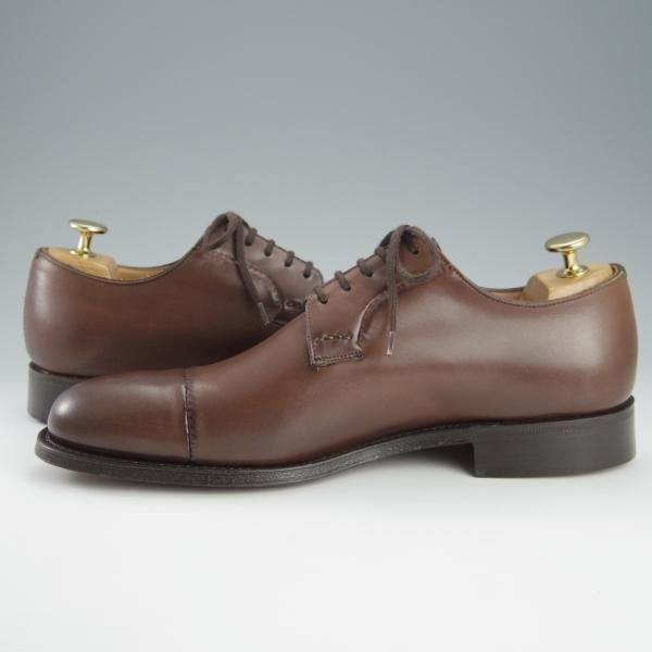 未使用★チャーチ 70F/UK7【貴重★JIL SANDER別注/スキンステッチ仕様】ジルサンダー/9747ラスト/ストレートチップ/濃茶/Church's★h714