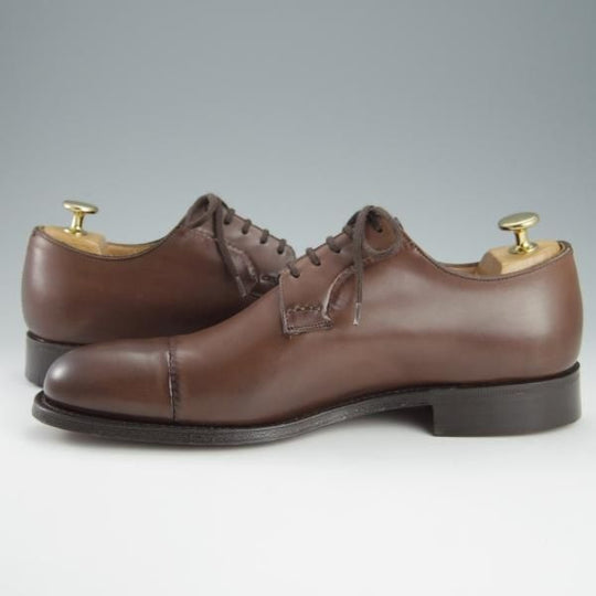 未使用★チャーチ 70F/UK7【貴重★JIL SANDER別注/スキンステッチ仕様】ジルサンダー/9747ラスト/ストレートチップ/濃茶/Church's★h714