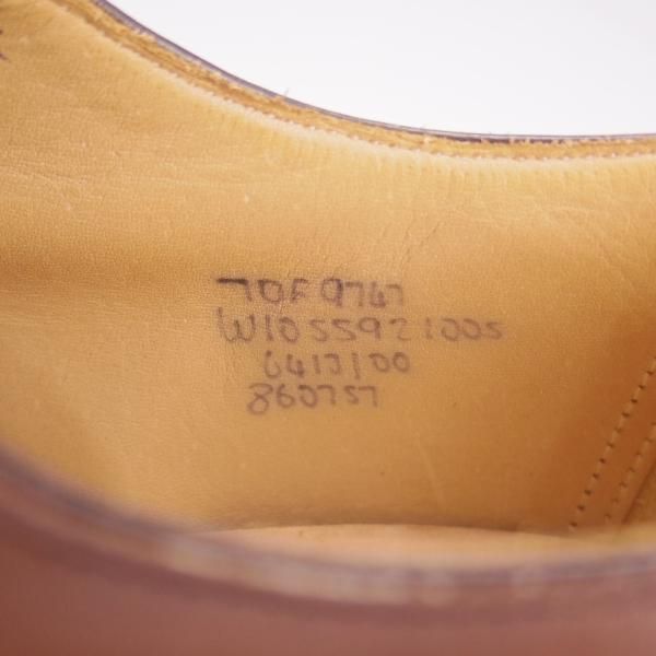 未使用★チャーチ 70F/UK7【貴重★JIL SANDER別注/スキンステッチ仕様】ジルサンダー/9747ラスト/ストレートチップ/濃茶/Church's★h714