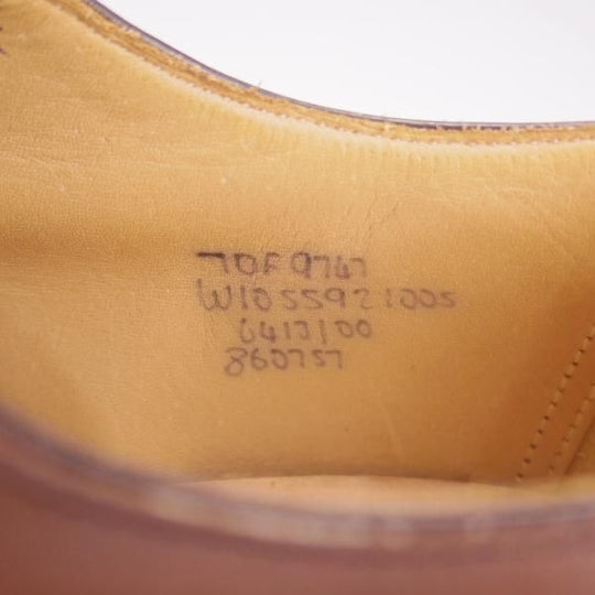 未使用★チャーチ 70F/UK7【貴重★JIL SANDER別注/スキンステッチ仕様】ジルサンダー/9747ラスト/ストレートチップ/濃茶/Church's★h714