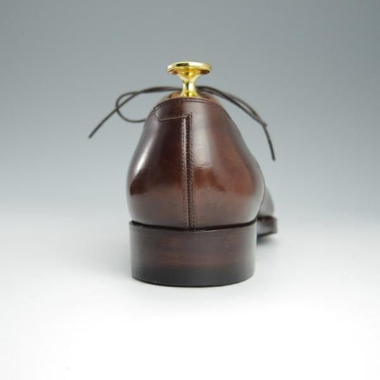 ★(銀座)ギルド・オブ・クラフツ SIZE 6.5【パターンオーダー品★Brackie/パンチドキャップトゥ】カーフ/濃茶/Guild of crafts★h715