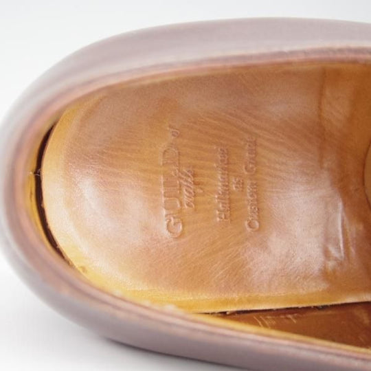 ★(銀座)ギルド・オブ・クラフツ SIZE 6.5【パターンオーダー品★Brackie/パンチドキャップトゥ】カーフ/濃茶/Guild of crafts★h715