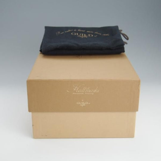 ★(銀座)ギルド・オブ・クラフツ SIZE 6.5【パターンオーダー品★Brackie/パンチドキャップトゥ】カーフ/濃茶/Guild of crafts★h715