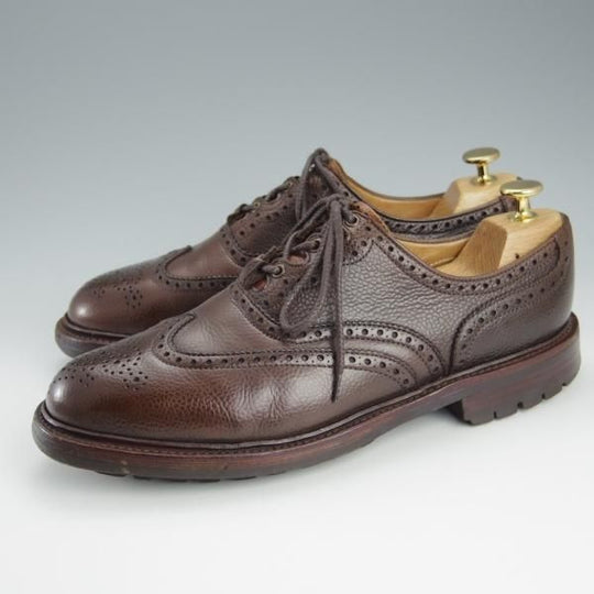 ★(英)アルフレッド・サージェント SIZE 7【★ギリーシューズ/リッジウェイソール】7WKラスト/グレインレザー/濃茶/Alfred Sargent★h718