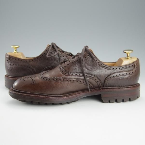 ★(英)アルフレッド・サージェント SIZE 7【★ギリーシューズ/リッジウェイソール】7WKラスト/グレインレザー/濃茶/Alfred Sargent★h718