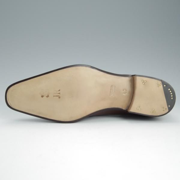 未使用★(東欧)VASS/ヴァーシュ SIZE 40【貴重★Alt English II/Kラスト】ストレートチップ/カーフ/茶/メンズ★h722