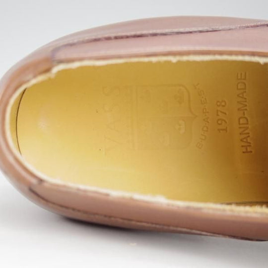 未使用★(東欧)VASS/ヴァーシュ SIZE 40【貴重★Alt English II/Kラスト】ストレートチップ/カーフ/茶/メンズ★h722