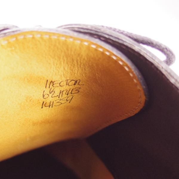 極上★ジョンロブ SIZE 6.5【貴重★エルメス別注/HERMES/ミュージアムカーフ】HECTOR/H413ラスト/茶/JOHN LOBB★h723