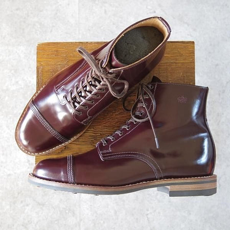 未使用★(英)SANDERS/サンダース SIZE 8【定価￥63,720-★ダイナイトソール仕様/Derby Boot】9941R/ダービーブーツ/赤茶/メンズ★h724