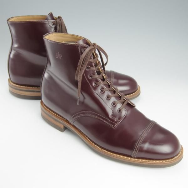 未使用★(英)SANDERS/サンダース SIZE 8【定価￥63,720-★ダイナイトソール仕様/Derby Boot】9941R/ダービーブーツ/赤茶/メンズ★h724