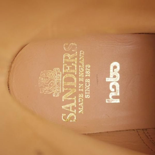 未使用★(英)SANDERS/サンダース SIZE 8【定価￥63,720-★ダイナイトソール仕様/Derby Boot】9941R/ダービーブーツ/赤茶/メンズ★h724