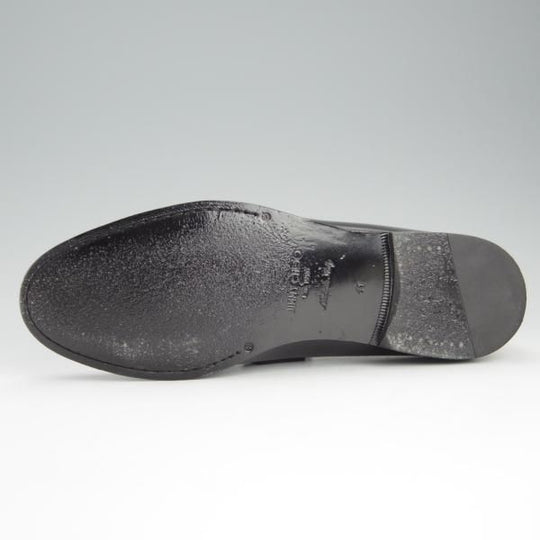 極美品★(英)JIMMY CHOO/ジミーチュウ SIZE 41【定価1,395ドル(15万円程度)★スタッズ/コインローファー】コンビ/黒/メンズ★h725