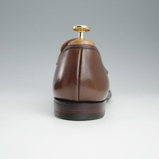 極上★クロケット&ジョーンズ 8.5E【定価￥83,600-★バーニーズNY別注/SELHURST】366ラスト/ローファー/濃茶/Crockett&Jones★h726