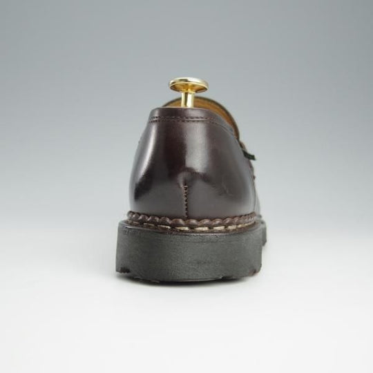 極美品★パラブーツ SIZE 5.5【定価￥71,500-★ランス/REIMS/カフェ】CAFE/コインローファー/リスレザー/濃茶/メンズ/Paraboot★h728