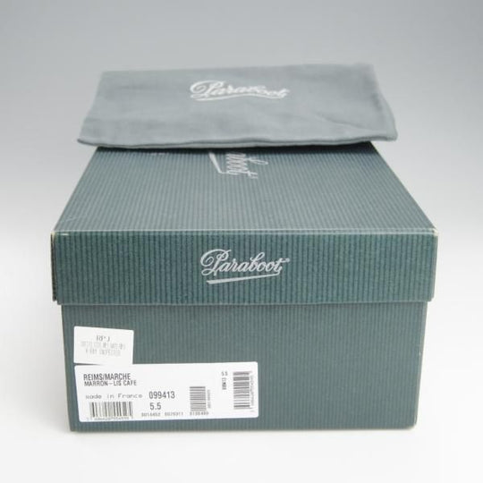 極美品★パラブーツ SIZE 5.5【定価￥71,500-★ランス/REIMS/カフェ】CAFE/コインローファー/リスレザー/濃茶/メンズ/Paraboot★h728